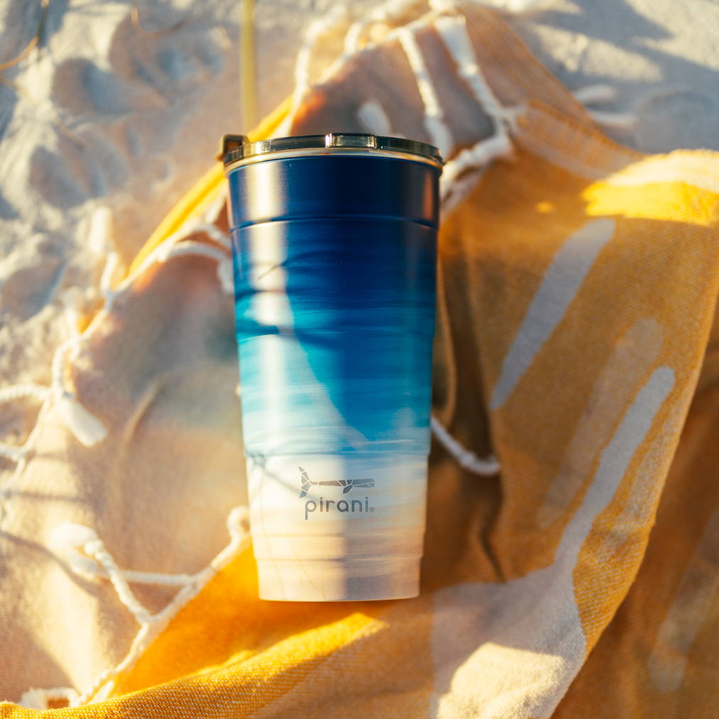 26oz Ombre Insulated Stackable Tumbler - Sand Castle#color_sand-castle