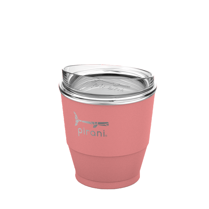 10oz Insulated Stackable Wine and Whiskey Sip and Stacker - Great White#color_coral