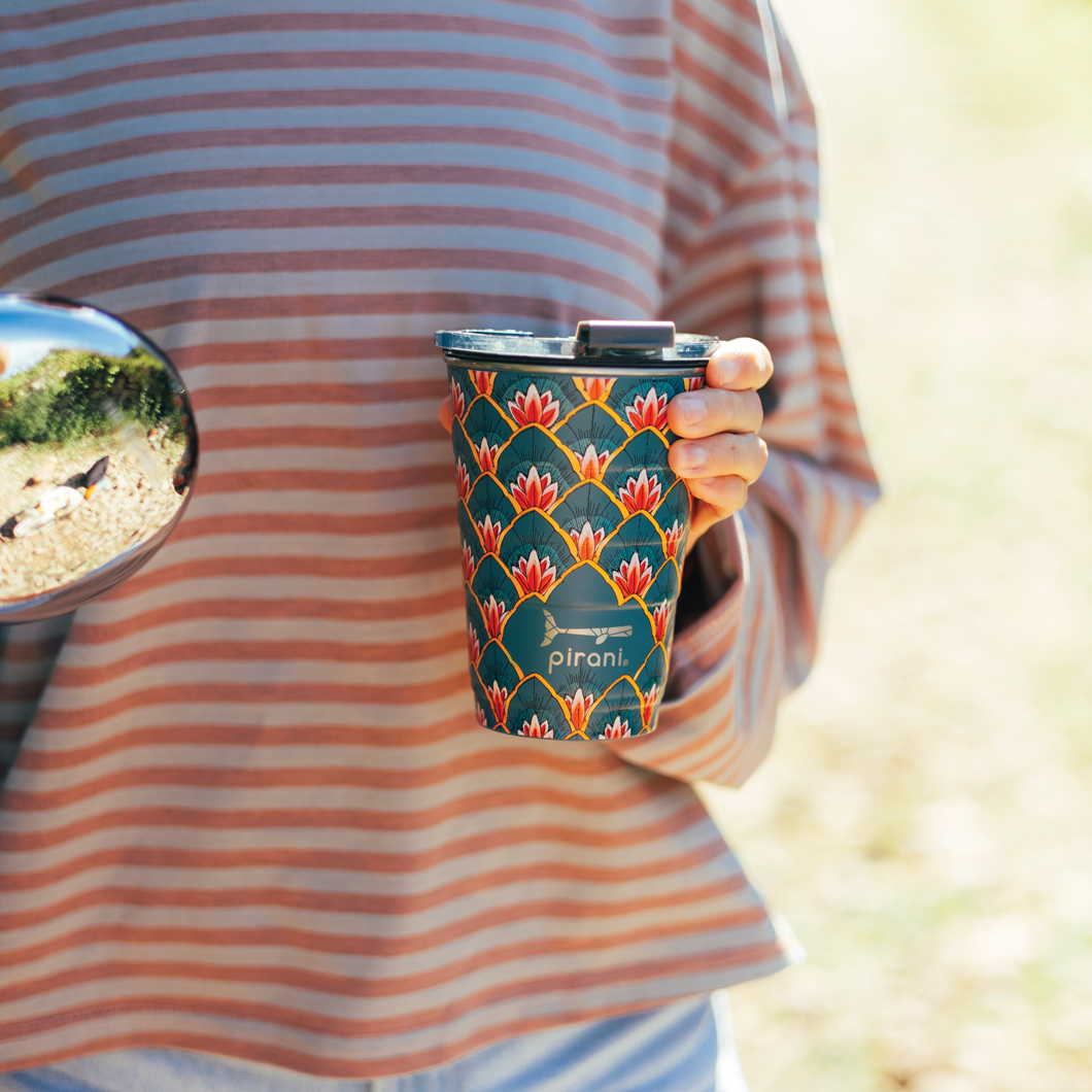 16oz Insulated Stackable Tumbler - White Lotus#color_white-lotus