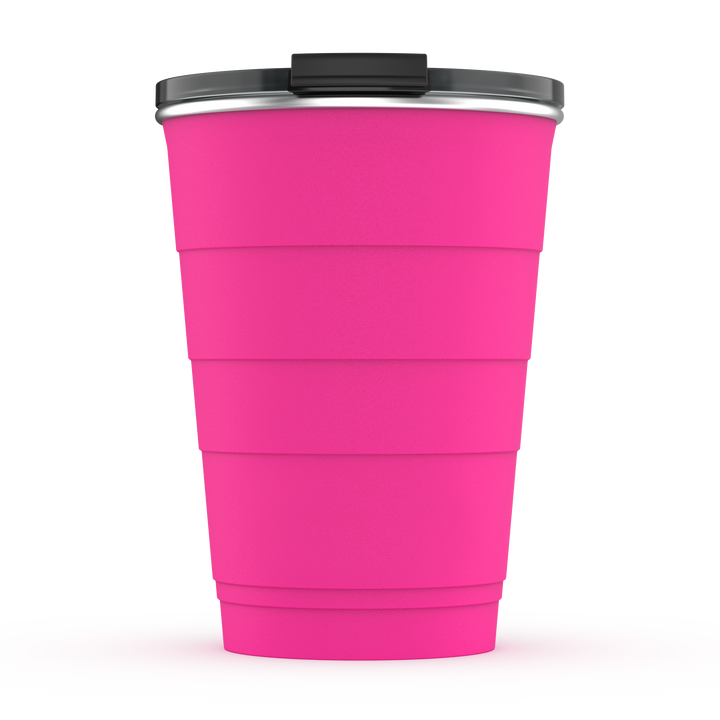 16oz Personalized Insulated Stackable Tumbler - Dragon Fruit Fuchsia#color_dragon-fruit