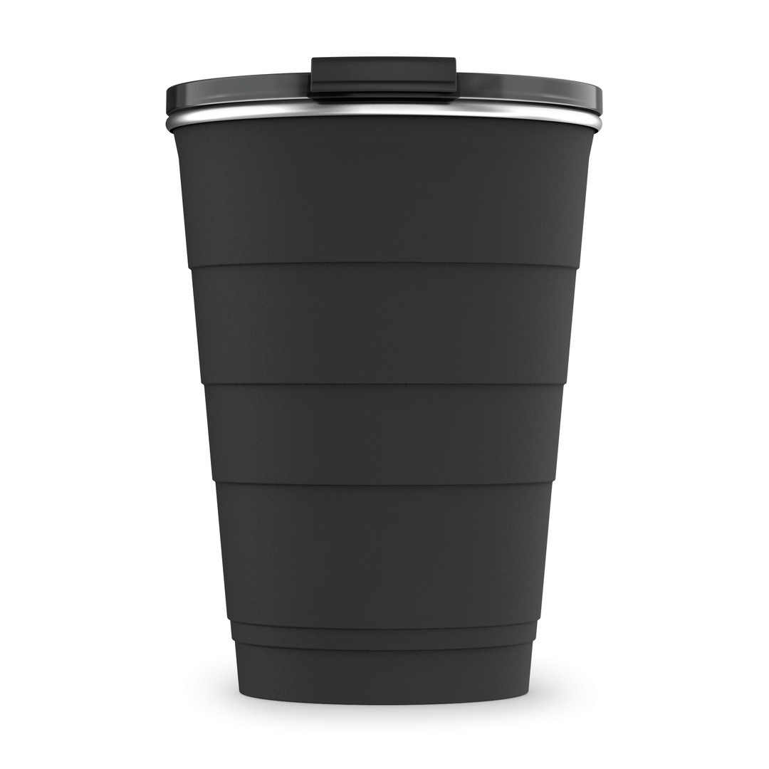 16oz Personalized Insulated Stackable Tumbler - Kraken (Black)#color_kraken-black