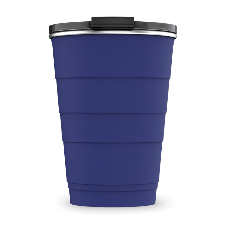 16oz Personalized Insulated Stackable Tumbler - Navy#color_navy