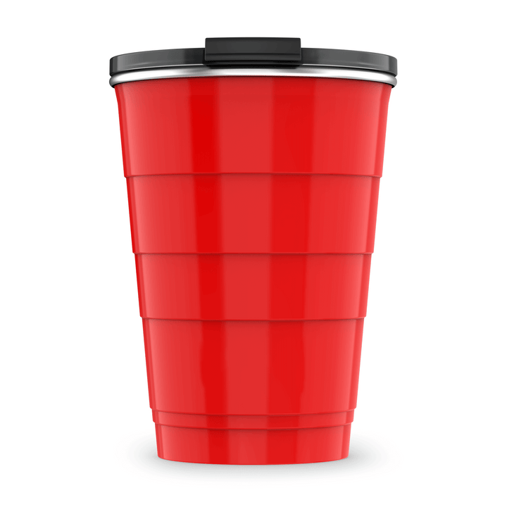 16oz Personalized Insulated Stackable Tumbler - Party Red#color_party-red