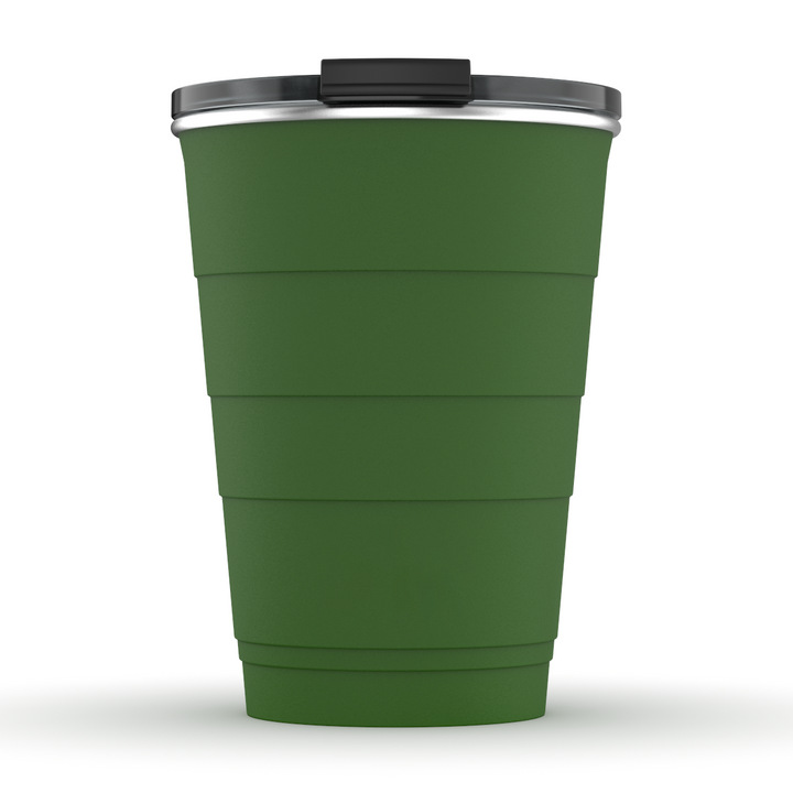 16oz Personalized Insulated Stackable Tumbler - Forever Green#color_forever-green