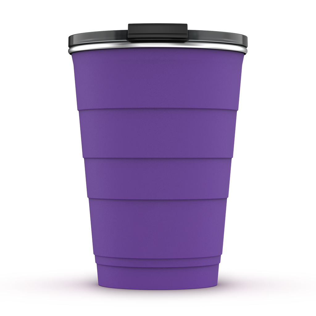16oz Personalized Insulated Stackable Tumbler - Solstice Purple#color_solstice-purple