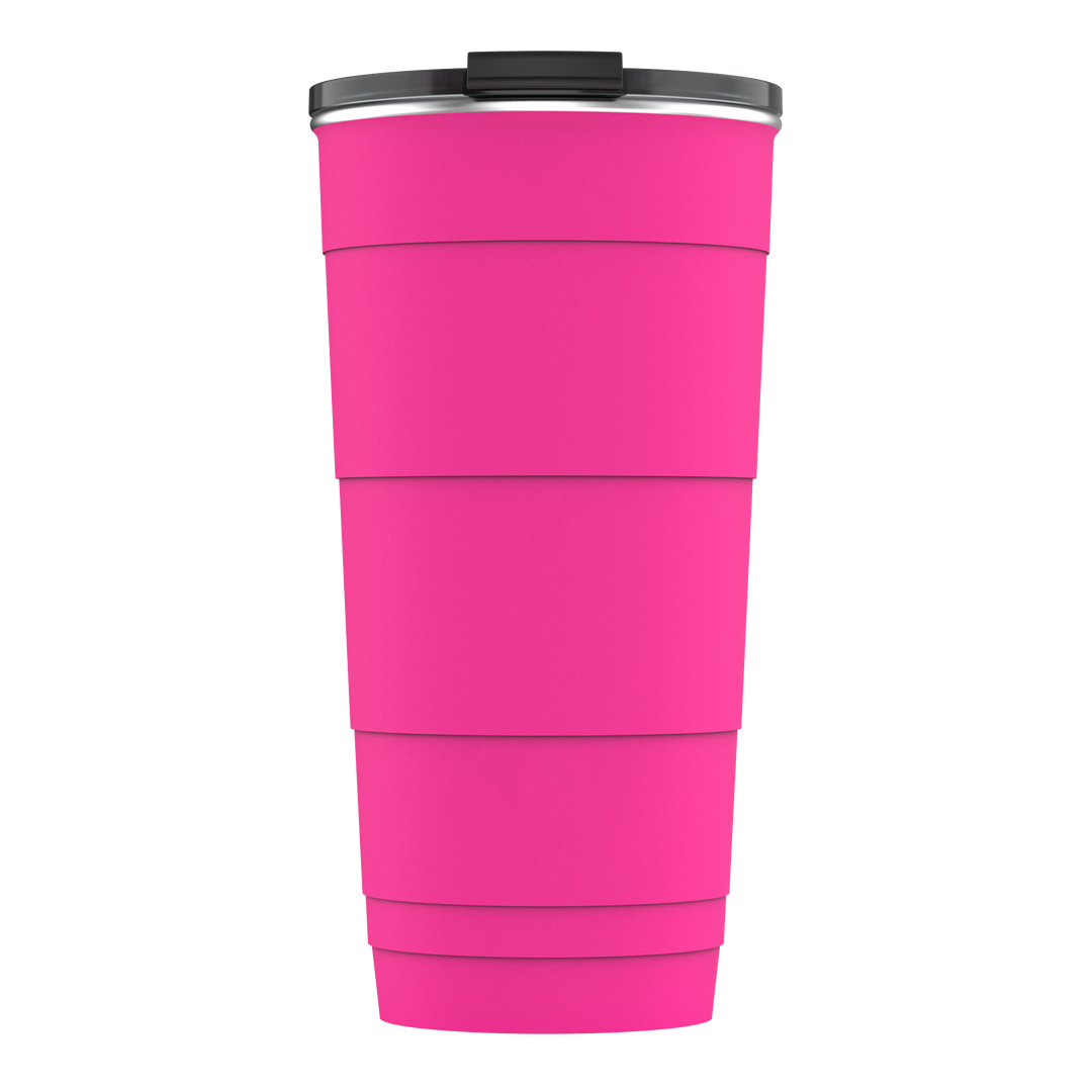 26oz Personalized Insulated Stackable Tumbler - Dragon Fruit Fuchsia#color_dragon-fruit