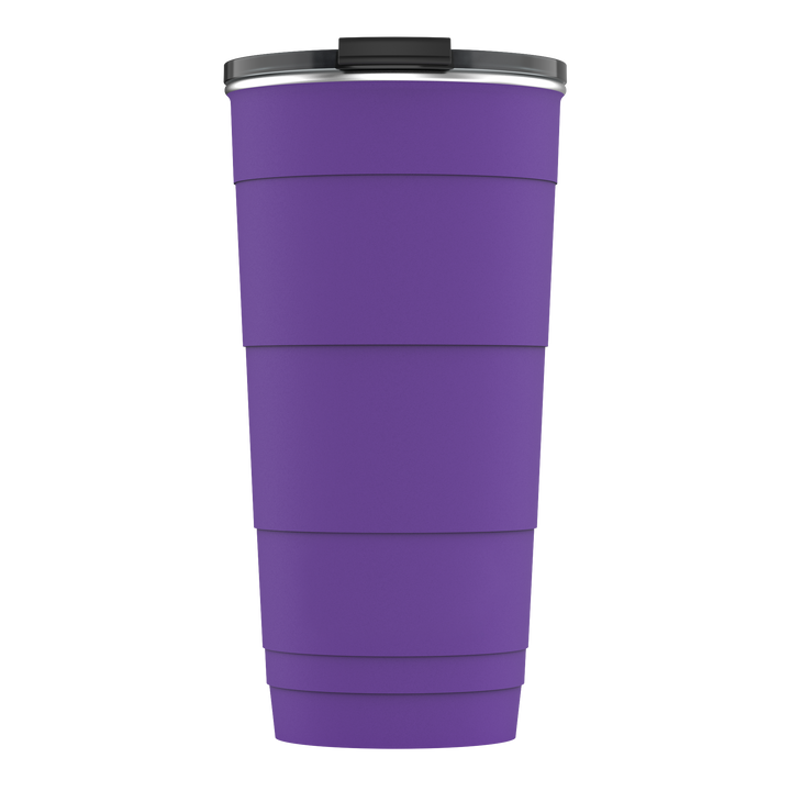 26oz Personalized Insulated Stackable Tumbler - Solstice Purple#color_solstice-purple