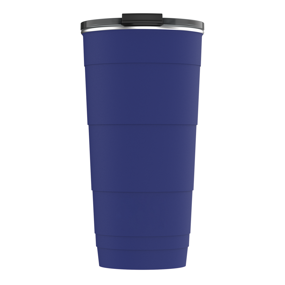 26oz Personalized Insulated Stackable Tumbler - The Deep (Navy)#color_the-deep-navy