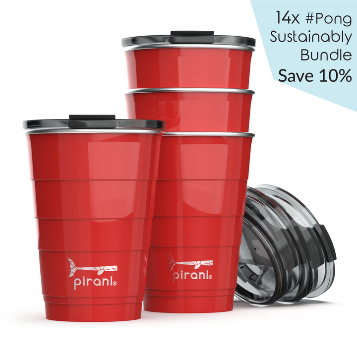 16oz Tumbler - 14 Pack - The Ultimate Beer Pong Set